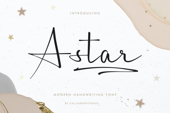 A Star: The Script Font That Elevates Your Digital Brand