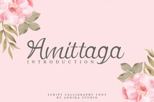 Amittaga: A Timeless Script Font for Crafters and Designers
