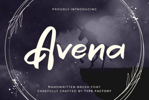 Avena Script Font for Creative Crafters and Product Makers