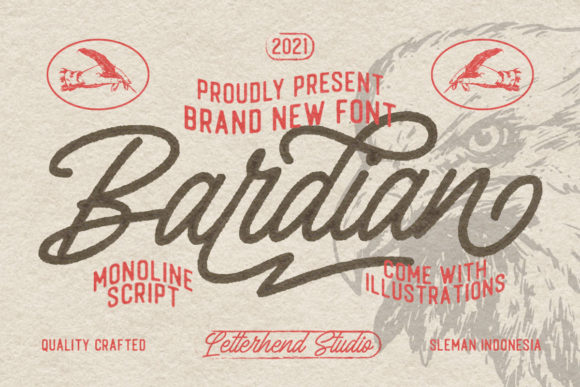 Bardian: A Script Font for Crafters and Designers