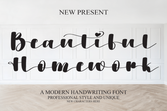 Beautiful Homework: A Script Font with Heart and Readability
