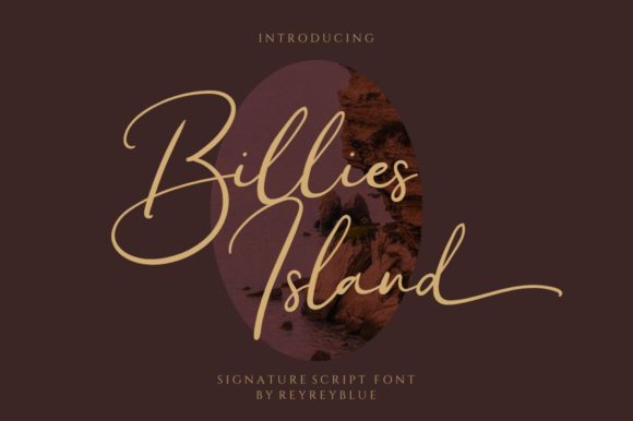 Billies Island: A Luxurious Script Font for Handmade Creations
