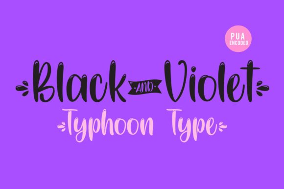 Black and Violet: A Script Font for Impactful Digital Design