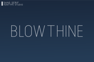 Blowthine: A Font That Breathes Life Into Your Campaigns