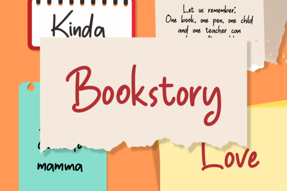 Bookstory: A Script Font That Elevates Your Brand