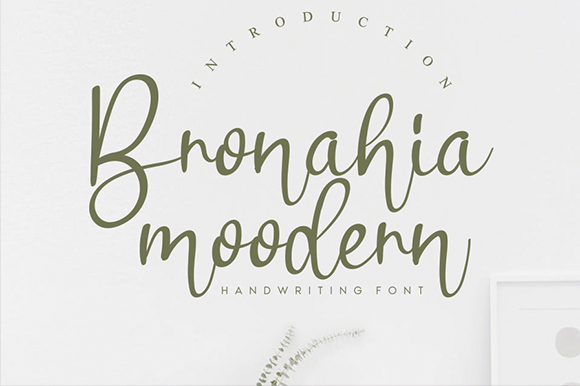 Bronahia: A Timeless Script Font for Digital Design