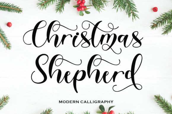 Christmas Shepherd: A Font That Elevates Branding