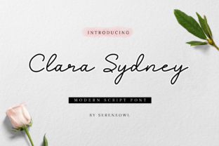 Clara Sydney: A Modern Script Font for Editorial Design