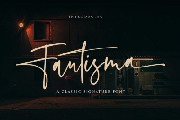 Fautisma: A Script Font for Digital Design Excellence