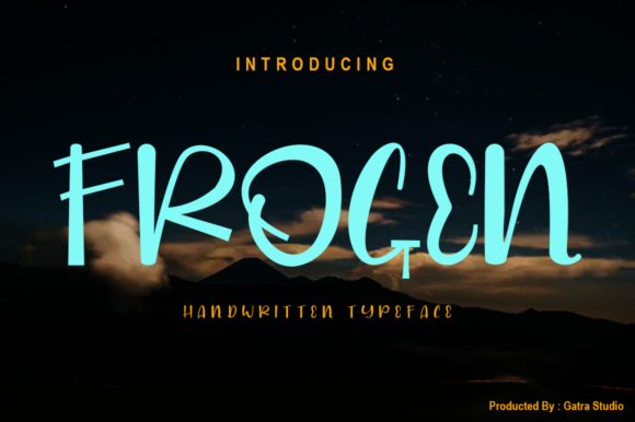 Frogen: A Whimsical Font for Creative Branding