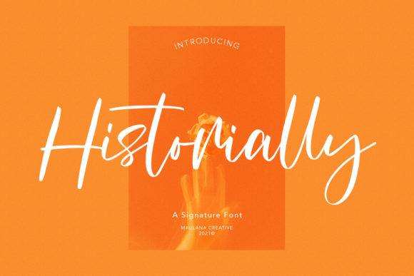 Historially: A Script Font for Editorial Design