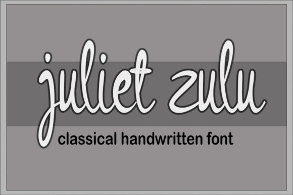 Juliet Zulu: A Script Font for Creative Campaigns