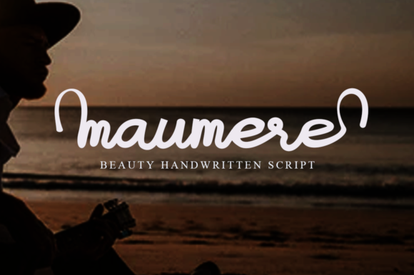 Maumere: A Script Font for Web Design and Brand Identity