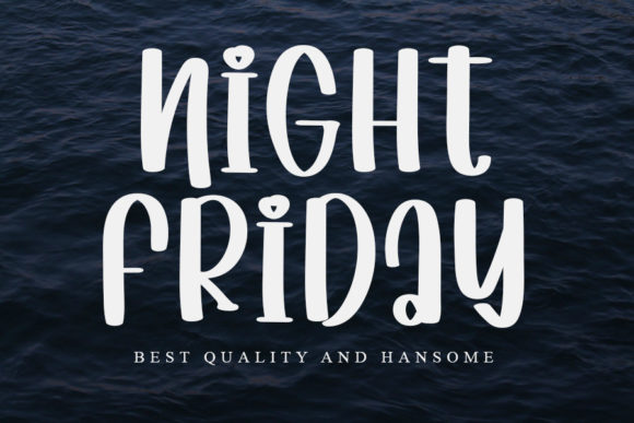Night Friday: A Script Font for Editorial Elegance
