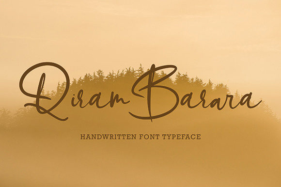 Qiram Barara: A Script Font for Editorial Elegance