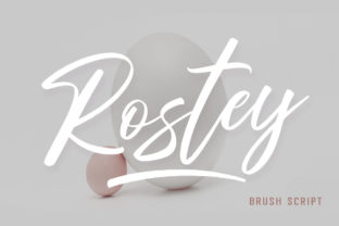 Rostey: A Script Font for Crafting with Character