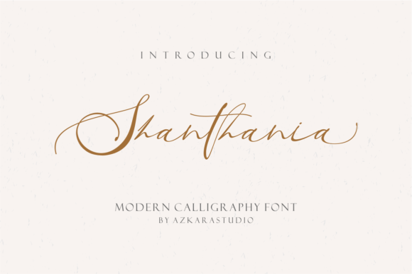 Santhania: A Timeless Script Font for Digital Design