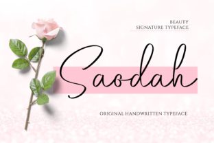 Saodah: A Handwritten Font for Modern Web Design