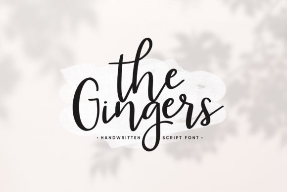The Gingers: A Script Font for Timeless Editorial Design