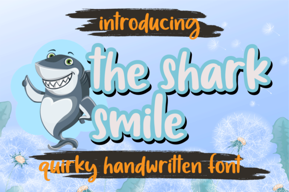 The Shark Smile Font: A Handwritten Script for Creative Crafters
